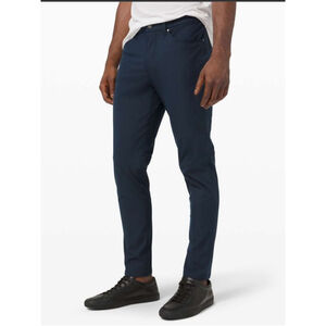 Lululemon ABC Pant Slim Warpstreme Mens 32x27 True Navy